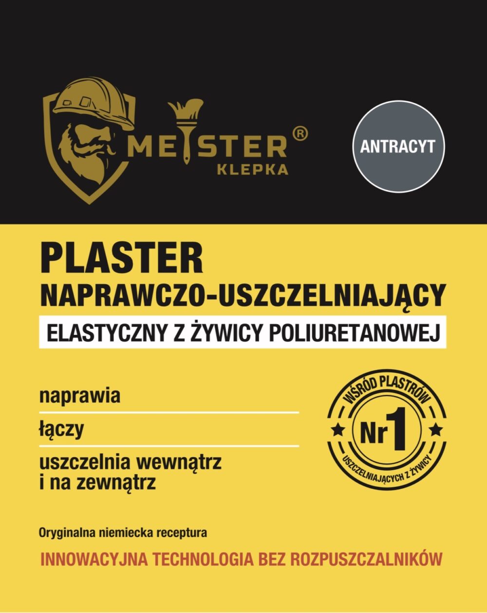 Plaster naprawczo-uszczelniający elastyczny z żywicy poliuretanowej 15x20cm