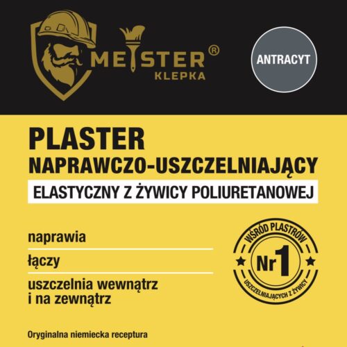 Plaster naprawczo-uszczelniający elastyczny z żywicy poliuretanowej 15x20cm