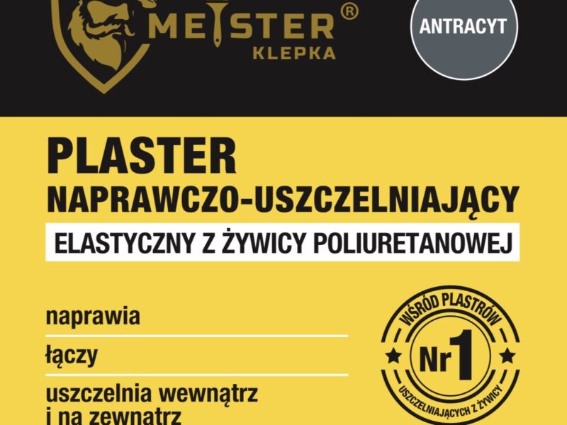 Plaster naprawczo-uszczelniający elastyczny z żywicy poliuretanowej 15x20cm